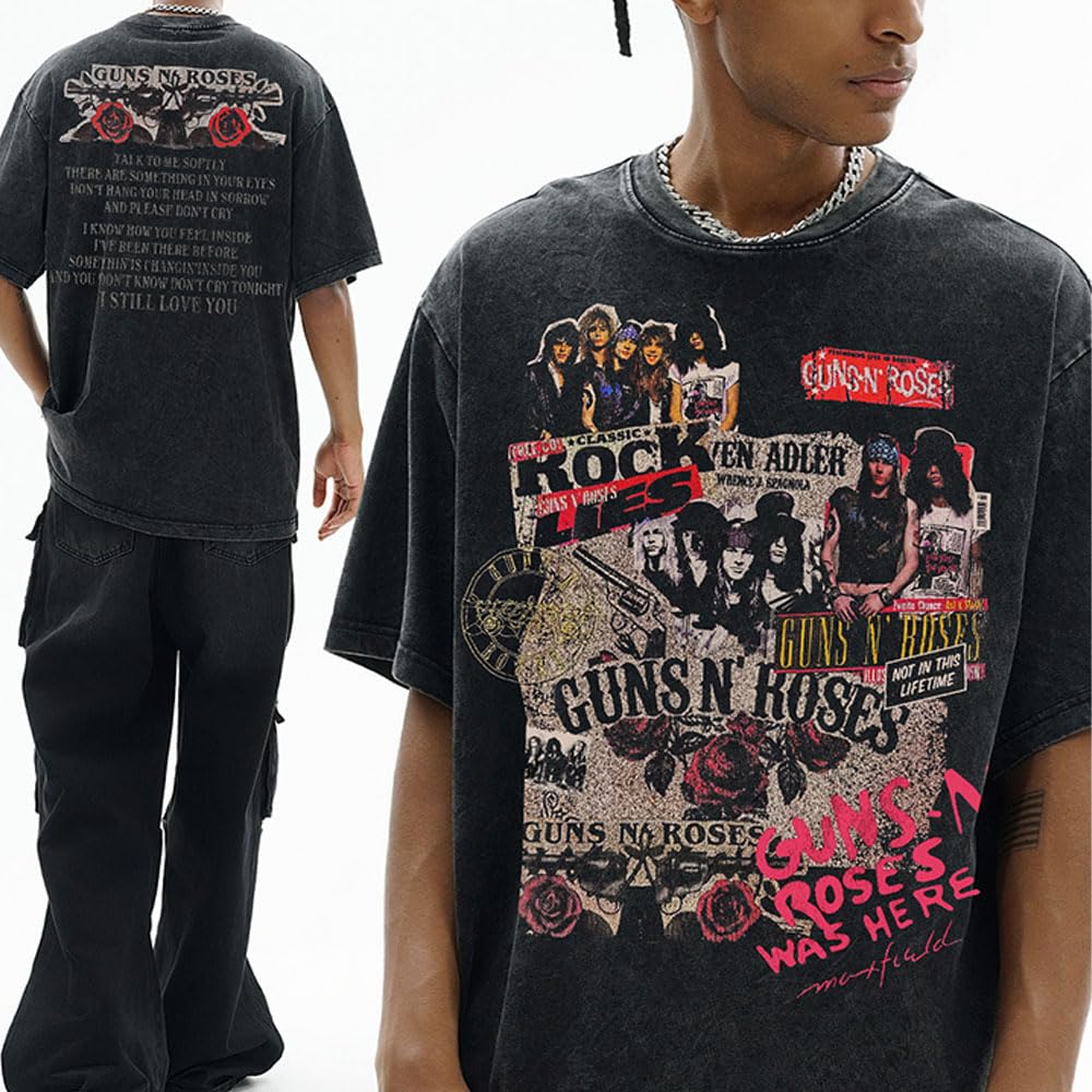 ガンズ　日本限定Ｔシャツ Guns N' Roses（ガンズ・アンド・ローゼズ）日本初リリースと